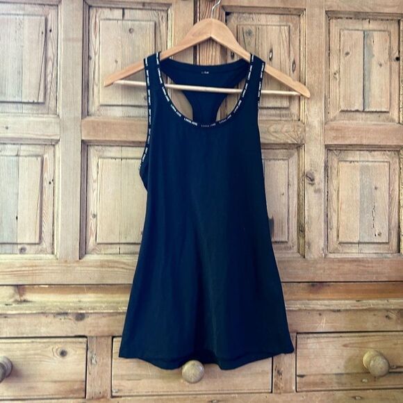Lorna Jane S/‎ M Black Athletic Racerback Tank Top - Picture 1 of 7